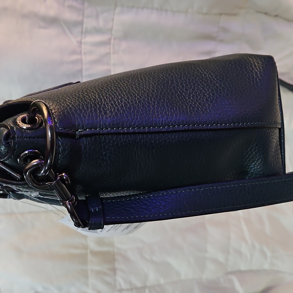 Coach Green Leather Shoulder Bag - Picture 5 of 7